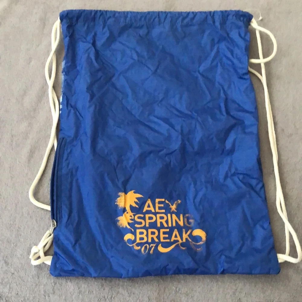 American Eagle Outfitters Spring Break ‘07 Drawstring Bag Backpack